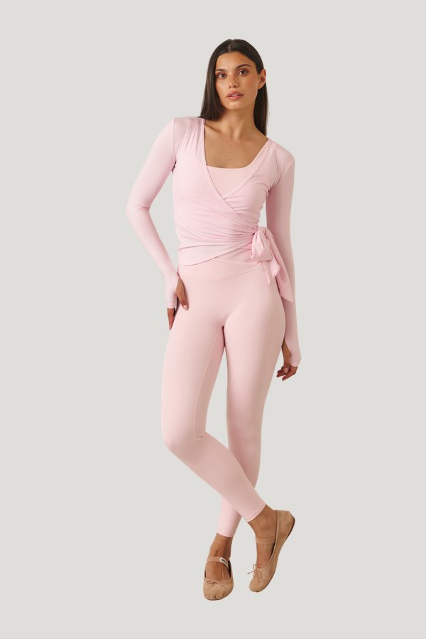 Ballet Wrap Long Sleeve Top — carry 2