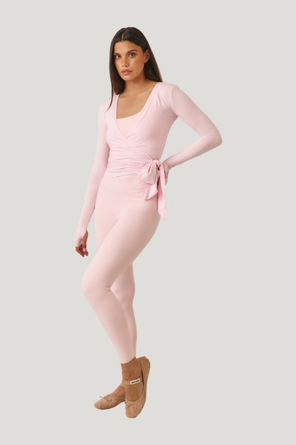 Ballet Wrap Long Sleeve Top — carry 3