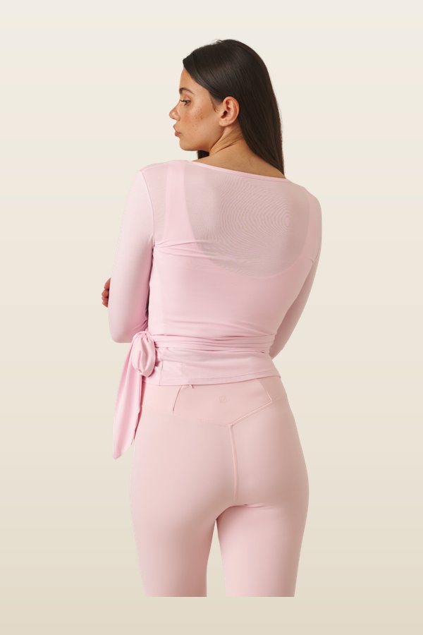Ballet Wrap Long Sleeve Top — carry 4