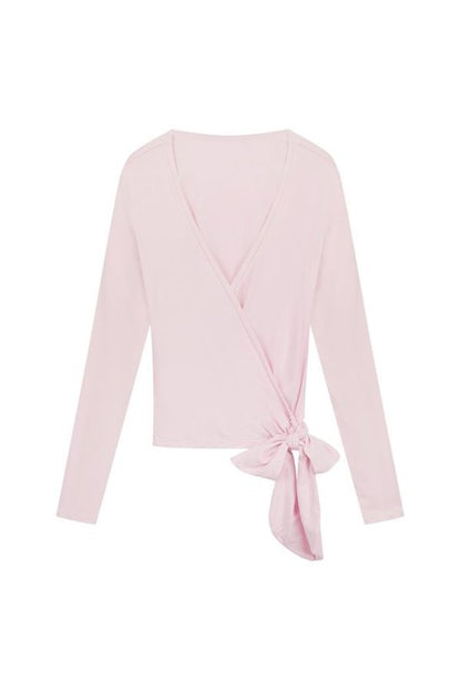 Ballet Wrap Long Sleeve Top — packshot