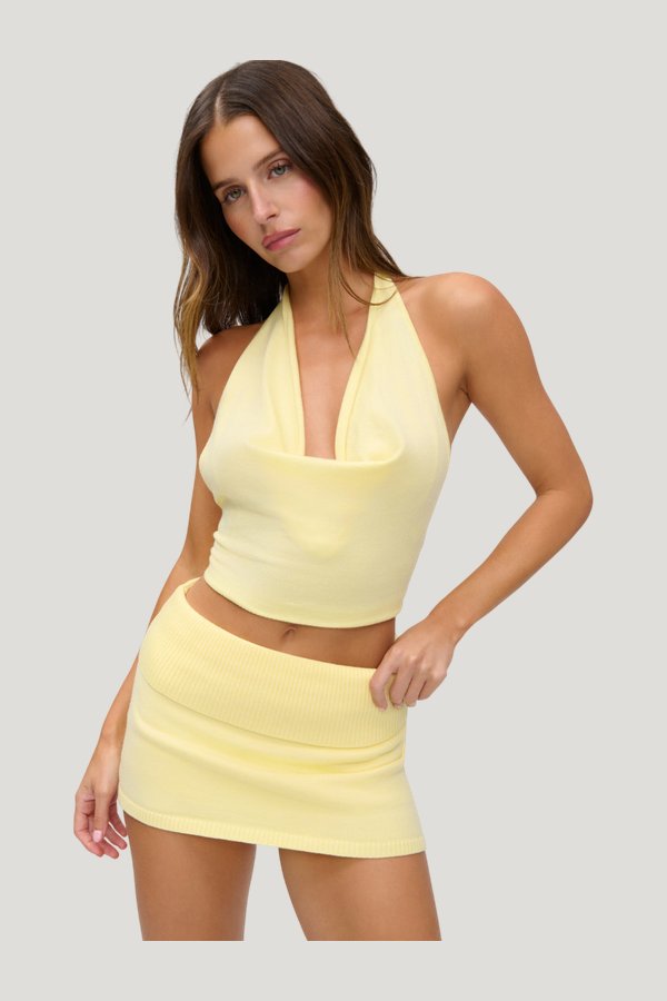 x JENNIE Briar Knit Halter Top — carry 3