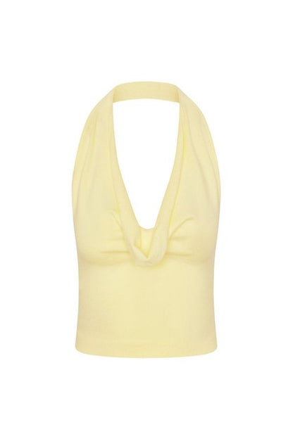 x JENNIE Briar Knit Halter Top — packshot