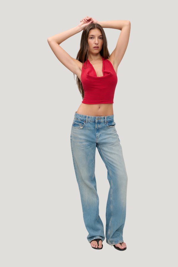 x JENNIE Briar Knit Halter Top — carry 3