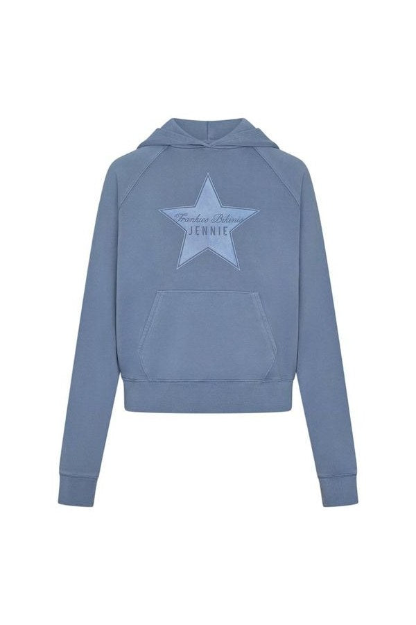x JENNIE Jane Cropped Terry Hoodie — packshot