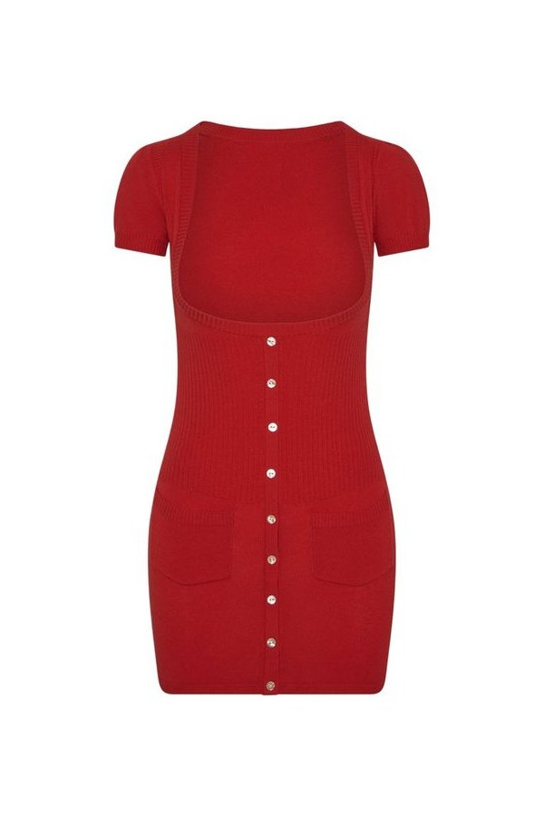 x JENNIE Sofia Knit Mini Dress — packshot