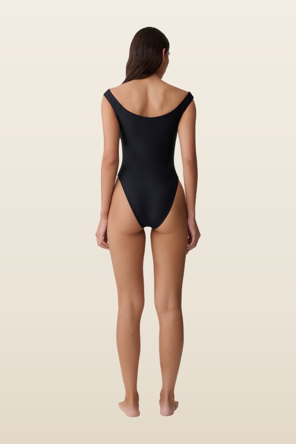 Yumi U-Wire Plunge One Piece Swimsuit — carry 4