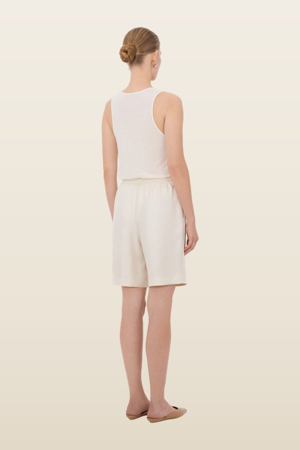 ZINIA LDS Silk twill bermuda — carry 4
