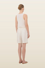 ZINIA LDS Silk twill bermuda — carry 4