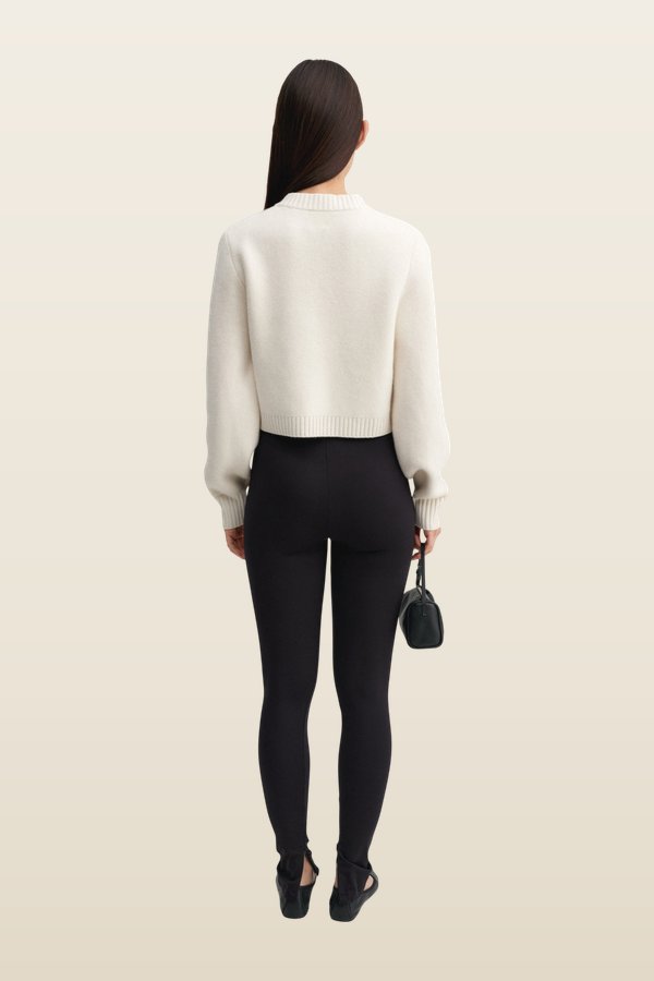 Zozo cardigan, — model back