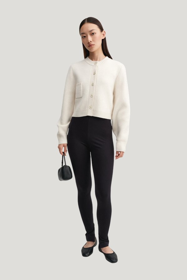 Zozo cardigan, — model front