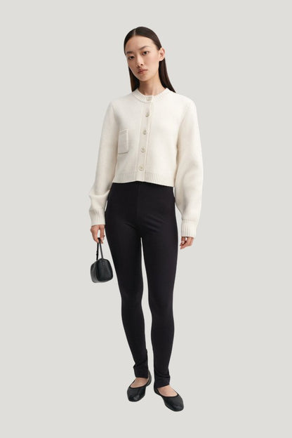 Zozo cardigan, — model front